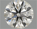 Natural Diamond 0.40 Carats, Round with Excellent Cut, H Color, VS2 Clarity and Certified by IGI