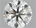 Natural Diamond 0.50 Carats, Round with Very Good Cut, K Color, VVS2 Clarity and Certified by GIA