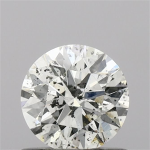 Picture of Natural Diamond 0.63 Carats, Round with Excellent Cut, H Color, SI2 Clarity and Certified by IGI