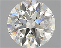 Natural Diamond 2.01 Carats, Round with Excellent Cut, J Color, VS1 Clarity and Certified by GIA