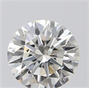 Natural Diamond 0.50 Carats, Round with Excellent Cut, I Color, SI1 Clarity and Certified by GIA