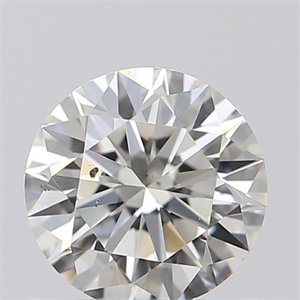 Picture of Natural Diamond 0.50 Carats, Round with Excellent Cut, I Color, SI1 Clarity and Certified by GIA