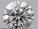 Natural Diamond 0.50 Carats, Round with Very Good Cut, J Color, SI1 Clarity and Certified by GIA