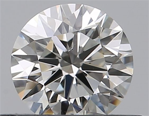 Picture of Natural Diamond 0.50 Carats, Round with Very Good Cut, J Color, SI1 Clarity and Certified by GIA