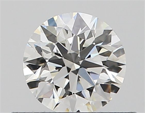 Picture of Natural Diamond 0.40 Carats, Round with Excellent Cut, F Color, VS2 Clarity and Certified by GIA