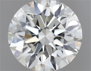 Picture of Natural Diamond 0.51 Carats, Round with Excellent Cut, H Color, VS2 Clarity and Certified by IGI