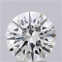 Natural Diamond 2.50 Carats, Round with Excellent Cut, J Color, VVS1 Clarity and Certified by GIA