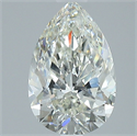 Natural Diamond 2.01 Carats, Pear with  Cut, J Color, SI1 Clarity and Certified by GIA