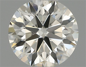 Picture of Natural Diamond 0.40 Carats, Round with Excellent Cut, H Color, VS2 Clarity and Certified by IGI