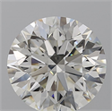 Natural Diamond 5.01 Carats, Round with Excellent Cut, I Color, VVS2 Clarity and Certified by IGI