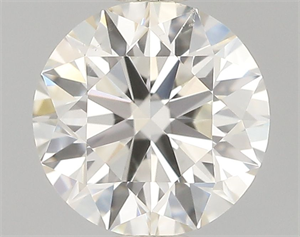 Picture of Natural Diamond 0.45 Carats, Round with Excellent Cut, J Color, VS2 Clarity and Certified by GIA