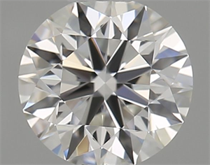 Picture of Natural Diamond 0.40 Carats, Round with Excellent Cut, F Color, VVS2 Clarity and Certified by GIA