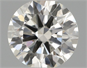 Natural Diamond 0.40 Carats, Round with Excellent Cut, H Color, SI1 Clarity and Certified by IGI