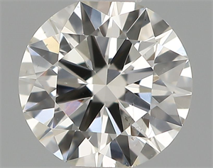 Picture of Natural Diamond 0.40 Carats, Round with Excellent Cut, H Color, SI1 Clarity and Certified by IGI