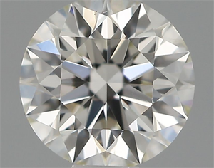 Picture of Natural Diamond 0.43 Carats, Round with Excellent Cut, H Color, VS2 Clarity and Certified by IGI