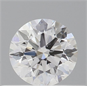 Natural Diamond 0.40 Carats, Round with Excellent Cut, D Color, SI2 Clarity and Certified by GIA