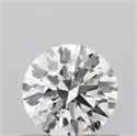 Natural Diamond 0.51 Carats, Round with Excellent Cut, E Color, I1 Clarity and Certified by GIA