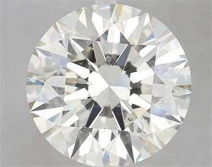 Picture of Natural Diamond 8.05 Carats, Round with Excellent Cut, J Color, SI1 Clarity and Certified by IGI