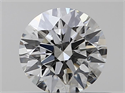 Natural Diamond 0.40 Carats, Round with Excellent Cut, J Color, SI1 Clarity and Certified by GIA