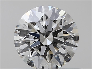 Picture of Natural Diamond 0.40 Carats, Round with Excellent Cut, J Color, SI1 Clarity and Certified by GIA