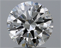 Natural Diamond 2.00 Carats, Round with Excellent Cut, I Color, VS1 Clarity and Certified by GIA