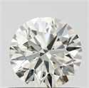 Natural Diamond 0.70 Carats, Round with Excellent Cut, K Color, SI1 Clarity and Certified by IGI