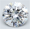 Natural Diamond 3.30 Carats, Round with Excellent Cut, D Color, IF Clarity and Certified by GIA