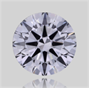 Natural Diamond 0.40 Carats, Round with Excellent Cut, F Color, SI1 Clarity and Certified by GIA