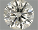 Natural Diamond 0.40 Carats, Round with Excellent Cut, I Color, VS2 Clarity and Certified by IGI