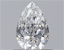 Natural Diamond 0.50 Carats, Pear with  Cut, D Color, VS1 Clarity and Certified by GIA