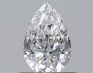 Picture of Natural Diamond 0.50 Carats, Pear with  Cut, D Color, VS1 Clarity and Certified by GIA