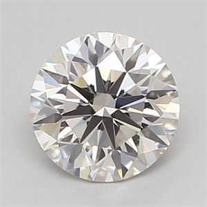 Picture of Natural Diamond 0.41 Carats, Round with Excellent Cut, I Color, VVS1 Clarity and Certified by GIA