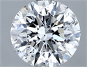 Natural Diamond 0.41 Carats, Round with Excellent Cut, D Color, SI2 Clarity and Certified by GIA