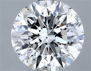 Picture of Natural Diamond 0.41 Carats, Round with Excellent Cut, D Color, SI2 Clarity and Certified by GIA