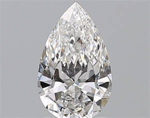 Picture of Natural Diamond 1.00 Carats, Pear with  Cut, D Color, VVS2 Clarity and Certified by GIA