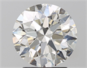 Natural Diamond 2.52 Carats, Round with Excellent Cut, I Color, SI1 Clarity and Certified by GIA