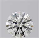 Natural Diamond 2.02 Carats, Round with Excellent Cut, I Color, SI2 Clarity and Certified by GIA