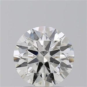 Picture of Natural Diamond 2.02 Carats, Round with Excellent Cut, I Color, SI2 Clarity and Certified by GIA