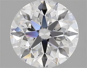 Picture of Natural Diamond 1.72 Carats, Round with Excellent Cut, D Color, VVS1 Clarity and Certified by GIA