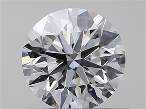 Picture of Natural Diamond 0.41 Carats, Round with Excellent Cut, D Color, VS2 Clarity and Certified by GIA