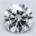 Natural Diamond 4.02 Carats, Round with Excellent Cut, G Color, VS2 Clarity and Certified by GIA