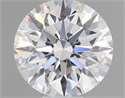 Natural Diamond 0.43 Carats, Round with Excellent Cut, D Color, VS2 Clarity and Certified by GIA