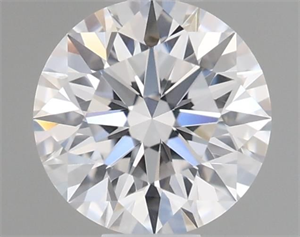 Picture of Natural Diamond 0.43 Carats, Round with Excellent Cut, D Color, VS2 Clarity and Certified by GIA