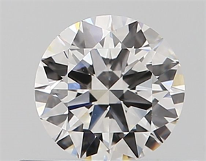 Picture of Natural Diamond 0.40 Carats, Round with Excellent Cut, F Color, VVS1 Clarity and Certified by GIA