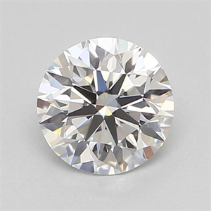 Picture of Natural Diamond 0.40 Carats, Round with Excellent Cut, E Color, VS2 Clarity and Certified by GIA