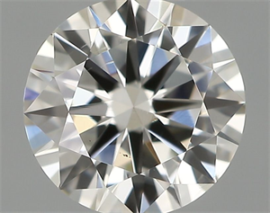 Picture of Natural Diamond 0.40 Carats, Round with Excellent Cut, H Color, VS2 Clarity and Certified by IGI