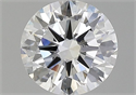 Natural Diamond 1.51 Carats, Round with Very Good Cut, F Color, SI1 Clarity and Certified by GIA