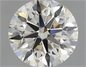 Natural Diamond 0.64 Carats, Round with Excellent Cut, K Color, VS1 Clarity and Certified by IGI