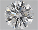 Natural Diamond 1.53 Carats, Round with Excellent Cut, D Color, VVS1 Clarity and Certified by GIA