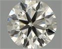 Natural Diamond 0.70 Carats, Round with Very Good Cut, K Color, VS2 Clarity and Certified by IGI